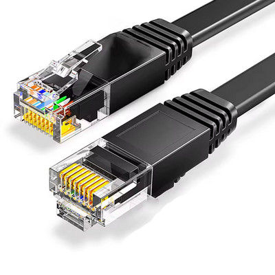 CAT 6 Patchkabel Netzwerkkabel Flachkabel Ethernet LAN Flach Kabel 2m CAT 7 / 5