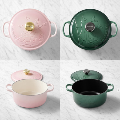 Wicked   x Le Creuset Signature Enameled Cast Iron Round Dutch Oven, 4 1/2-Qt.