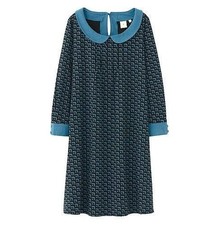 New Orla Kiely UNIQLO Round Collar Dress S Black