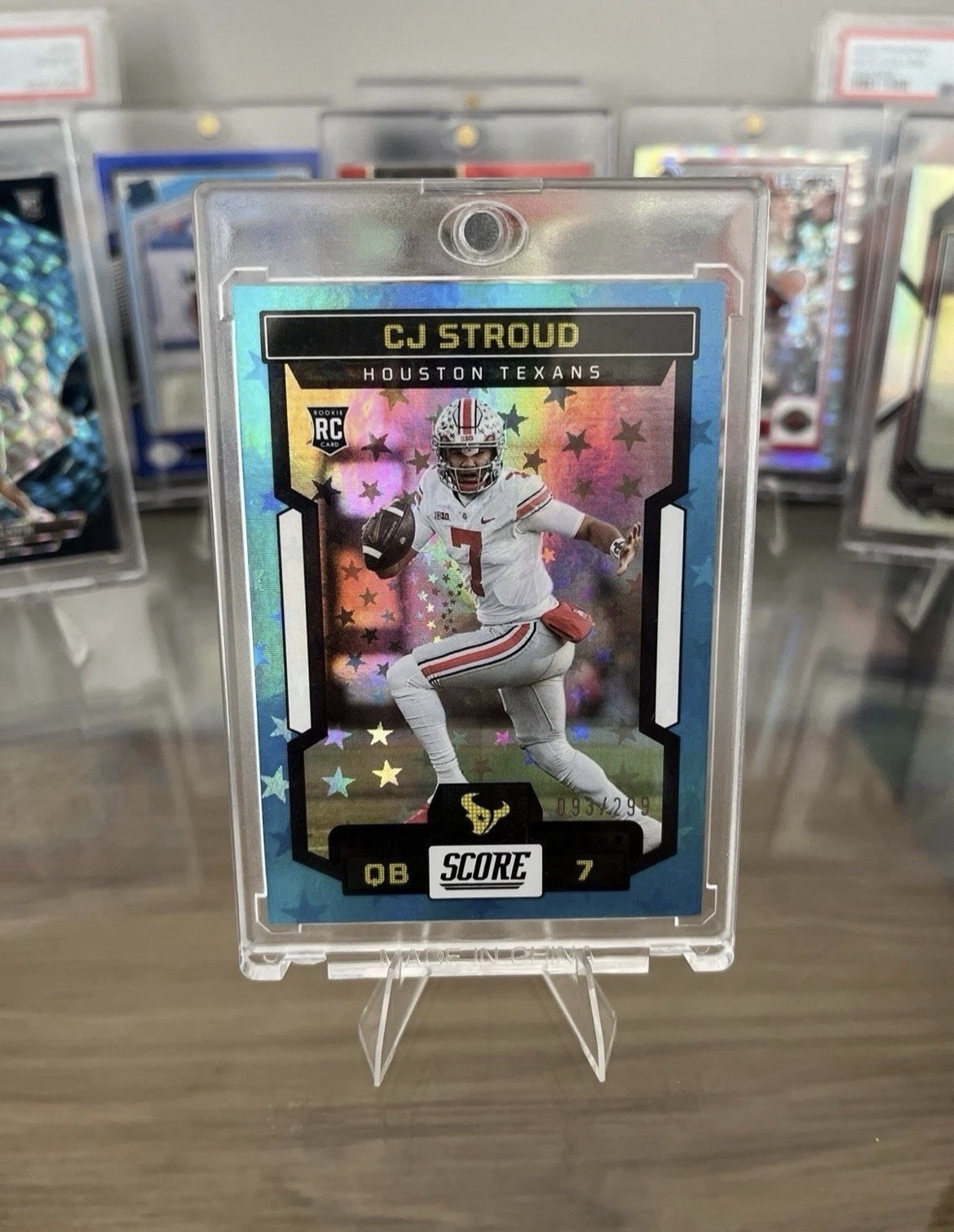 2023 Panini Score Stars Parallel Rookie CJ Stroud #302 /299 Texans Buckeyes