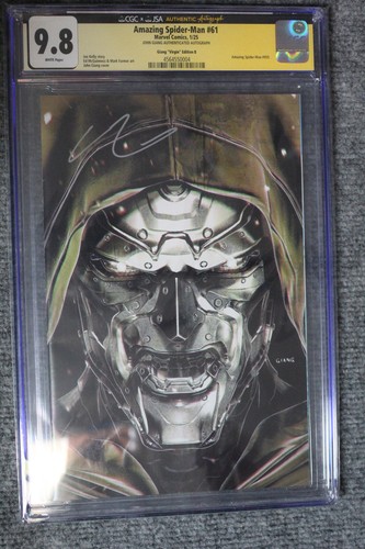 Amazing Spider-Man #61 CGC 9.8 John Giang Virgin BTC Gold Limited to 500   SL8