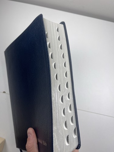 NIV - STUDIENBIBEL, 1985 Zondervan blau gebundenes Leder, roter Buchstabe, indiziert mit Box - Bild 11 von 24