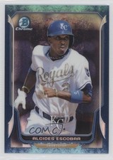2014 Bowman Chrome Bubbles Refractor 81/99 Alcides Escobar #207 3q5