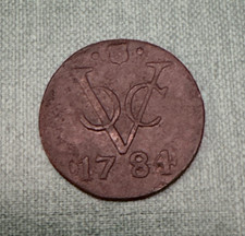 ☆ AWESOME !! - 1784 Colonial Copper Coin w/ Lions, Crown & Crest ☆ VERY NICE !!