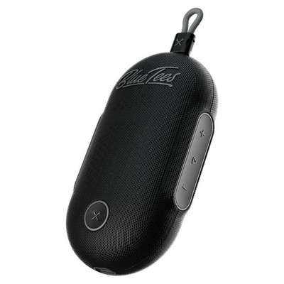 Blue Tees Player GO Bluetooth Portable Speaker - Black, Oval Shape