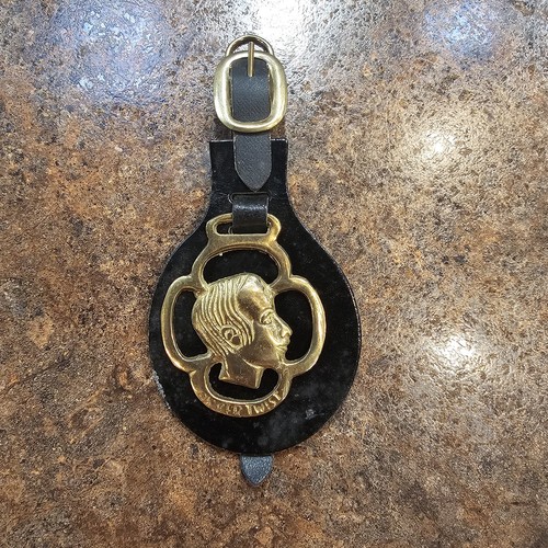 Antique Brass Medalion Pendant