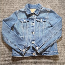 Levi's Strauss Youth Size XLarge Denim Blue Jean Trucker Jacket Outerwear