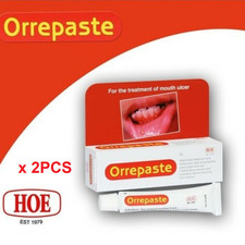 2x HOE Orrepaste Oral Paste 5g Adhesive Mouth Ulcer Care Gel