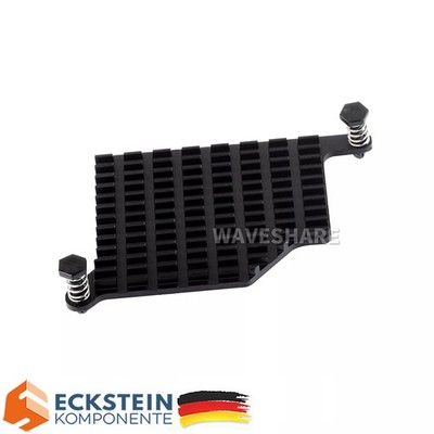 WaveShare Aluminium Kühlkörper Heatsink für Raspberry Pi 5 mit Wärmeleitpads