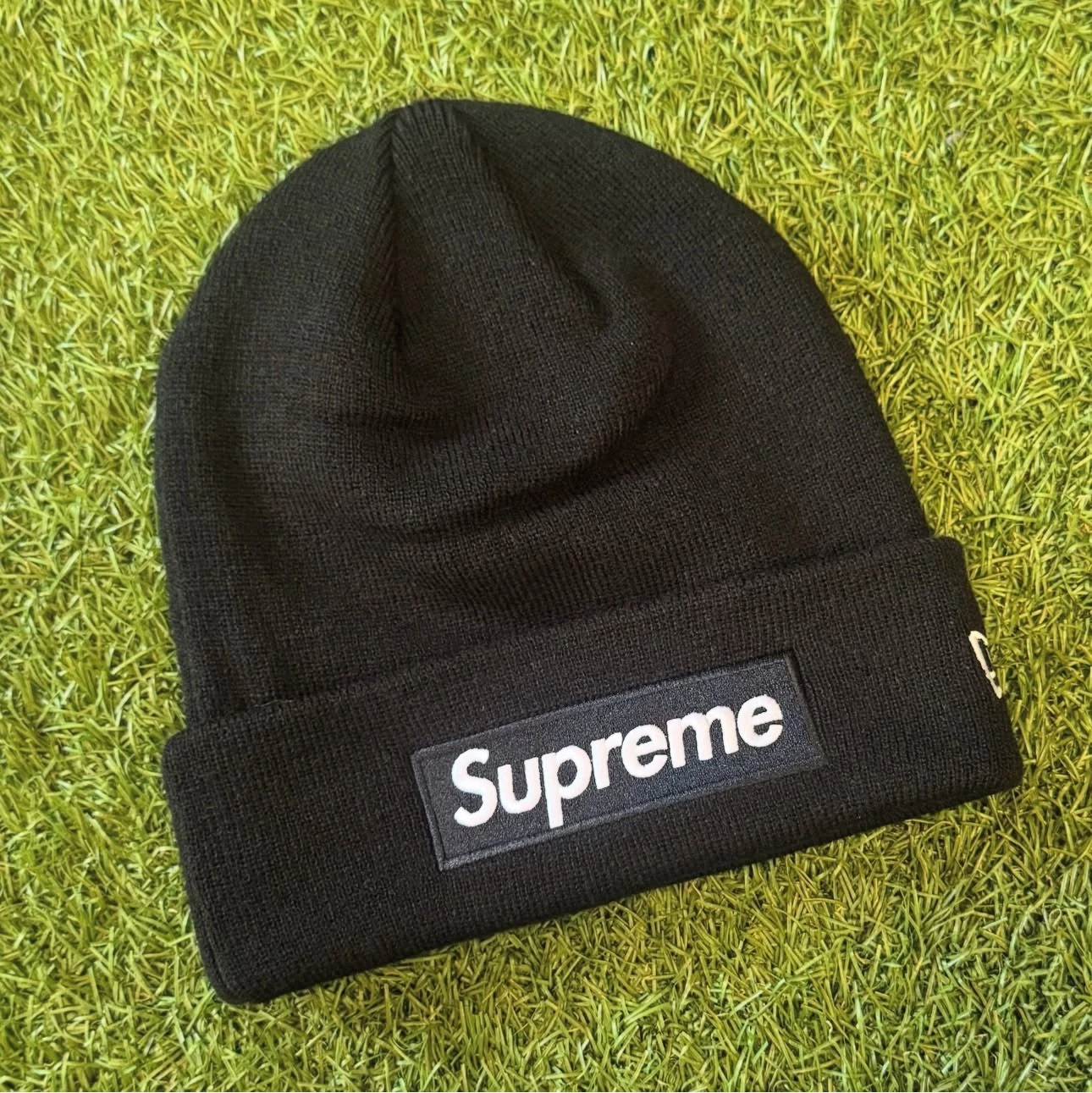 *Noir* Bonnet Suprême New Era Boîte Logo Neuf (2025) ��