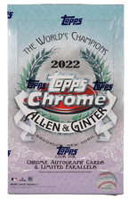 2022 TOPPS ALLEN & GINTER CHROME BASEBALL HOBBY BOX - Free Shipping