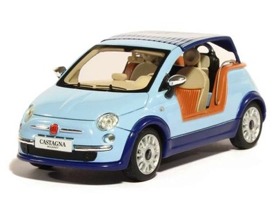1/43 FIAT 500 TENDER TWO CHESTNUT MILAN 2008 PREMIUMX PR0255