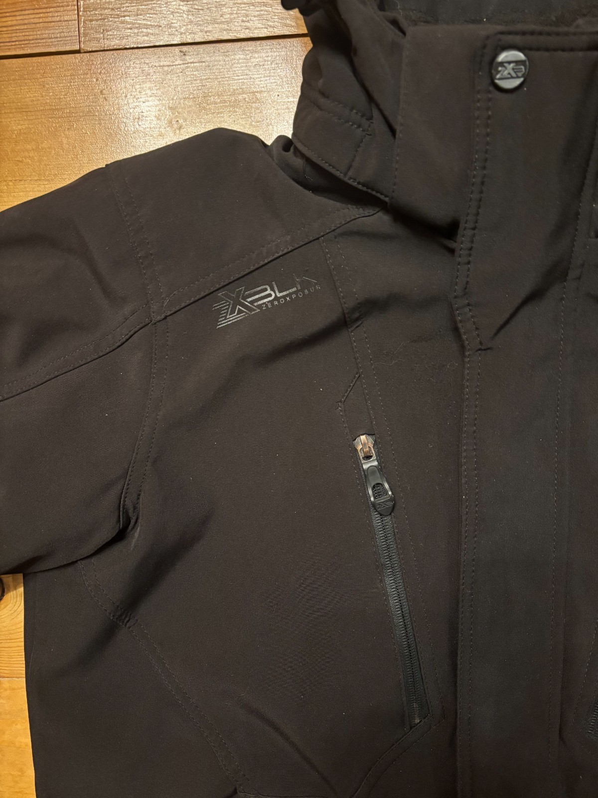 Men's ZeroXposur Softshell Performance Jacket Bla… - image 2