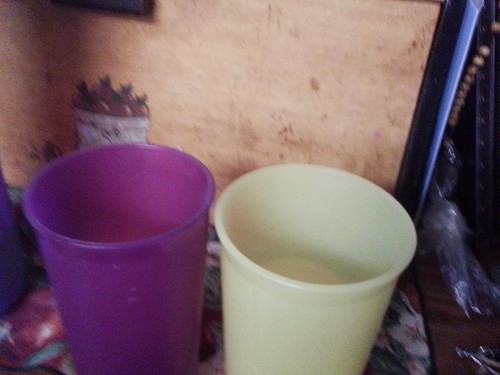 Tupperware Eco 9" Purple 🌊 Drink 🍼 Snack 🍵 Storage #6627 • VGUC / 2 Cup Gift - Picture 11 of 11