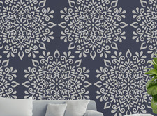 Floral Mandala Stencil - Art and Wall Stencils