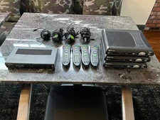 AT&T U-Verse Cable Box Receiver (1) IPH8010 (3) ISB7005 + (4) Remotes