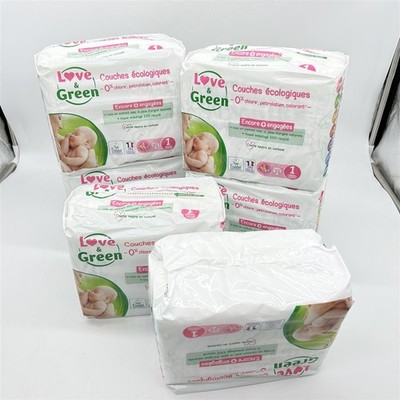 Liebe & Grün   Gesunde und ökologische Babywindeln   Größe 1 (2 5 kg)   1-Mo