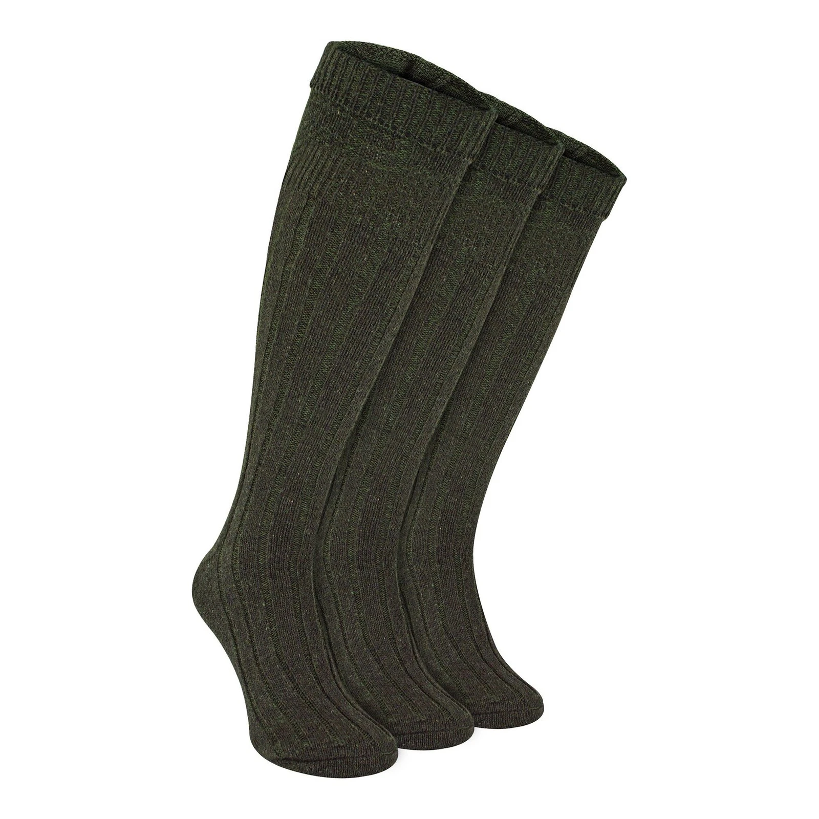 Sock Snob - 3 Pairs Men's Wool Kilt Socks | Knee High Hiking Boot Socks