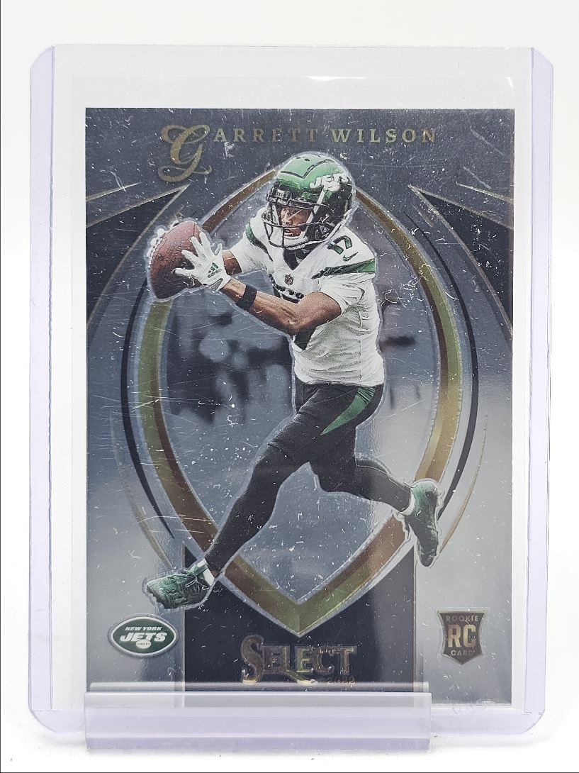 GARRETT WILSON 2022 SELECT CERTIFIED ROOKIES JETS A RC Q1605