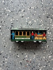 Lot Of 2 Vintage POWELL MASON Japan Trolley Cable Car Tin Toy Wind Up Mouse