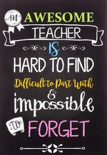 Teacher Notebook: An Awesome Teacher Is  Journal or Planner for Teacher Gif...
