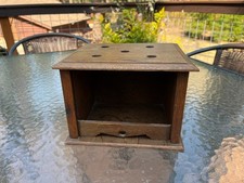 Antique Primative Foot Stove Dutch Flemish Foot Warmer Wood Antique Primative Foot Stove Dutch Flemish Foot Warmer Wood