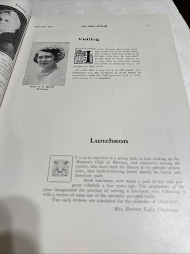 1930 History of the General Federation of Women's Club of Havana,Cuba Magazine - Picture 11 of 24