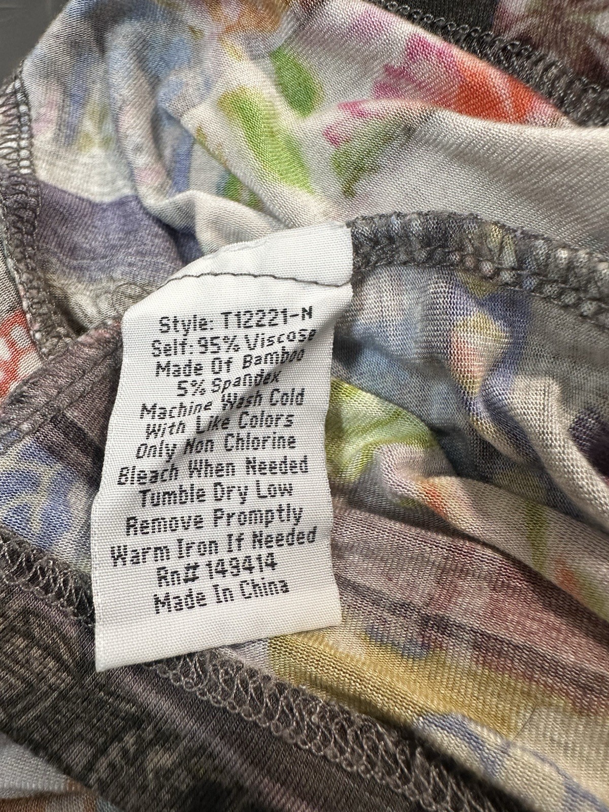 Johnny Was Sonnet Patchwork Print Top Women’s Sma… - image 6