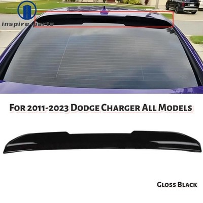 Glossy Black Duckbill Style Rear Window Roof Spoiler For 2011-2023 Dodge Charger