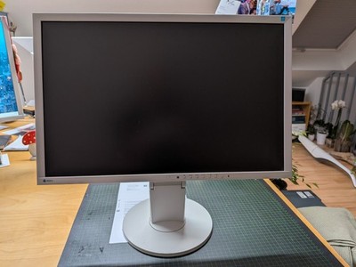 2x EIZO FlexScan EV2436W 24'' TFT LCD Monitore - Beige