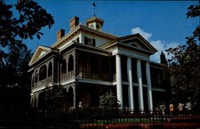 Disneyland CA Haunted Mansion amusement park attraction unused vintage postcard
