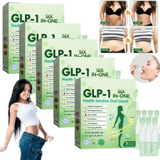 GLP-1 SIX-in-ONE Health Solution Oral Liquid, Advanced Body Care Liquids Drop US