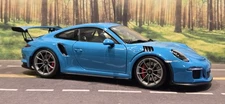 RARE 1:18 AUTOART PORSCHE 911 CARRERA GT3 RS (991) MIAMI BLUE **READ**