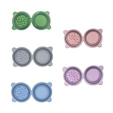 Pet Silicone Bowls Portable Feeder Slow Feeding Bowl Dogs Feeding Supplies