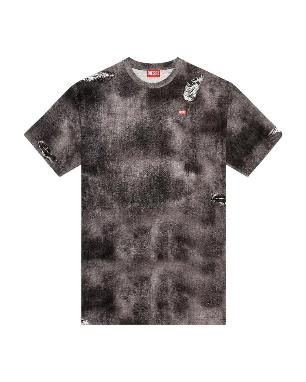 Diesel T Shirt Mens Grey Size Medium T-Wash N2 A130350DQAQ