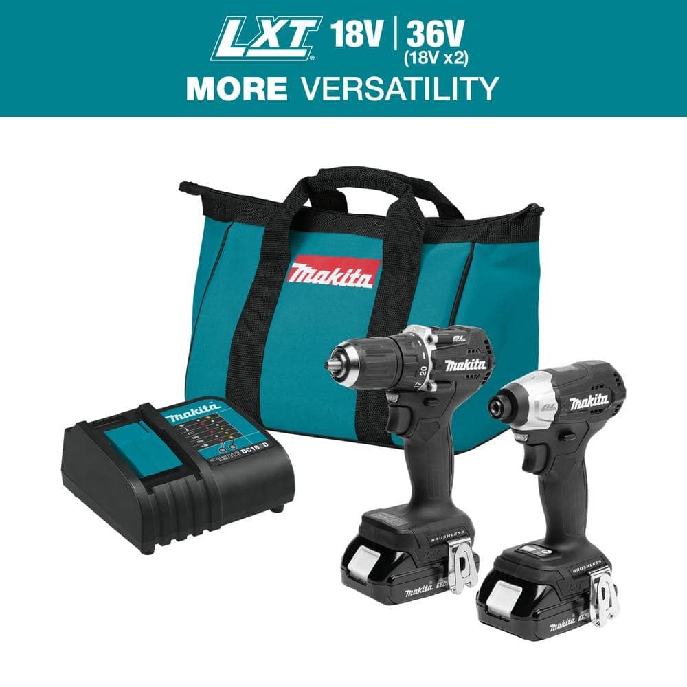 18V LXT Sub-Compact Lithium-Ion Brushless Cordless 2-piece Combo Kit (Driver-Dri