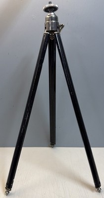 Vintage Bilora Telescoping Camera Tripod Made In Germany Chrome Legs Extend 50 