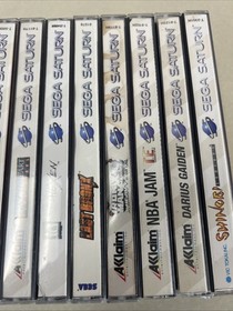 Sega Saturn Game Lot Of 9. Hexen, Shinobi Legions, Last Bronx, Darius Gaiden