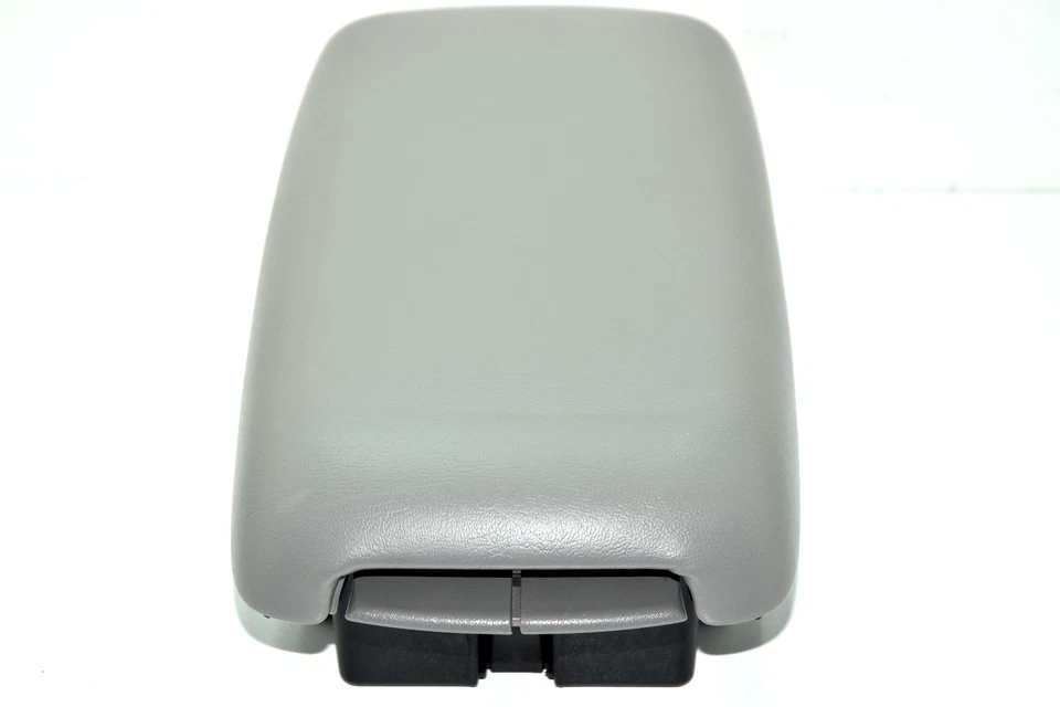 💎 2007-2009 Saturn Aura gris consola central vinilo reposabrazos deslizante almacenamiento OEM Foto 2 de 4