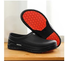 Men's Work Clogs Kitchen Shoes Non Slip Waterproof Restaurant Garden UK size 8