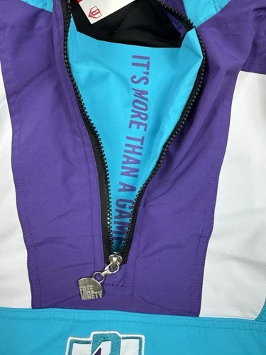 Baseball Lifestyle 101 BL101 Colorblock Pullover Jacket Blue/Purple Size S New image 7
