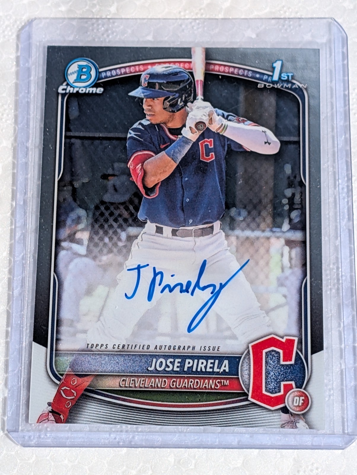 2025 Bowman - Chrome Prospect Autographs Jose Pirela #CPA-JP (AU, RC)