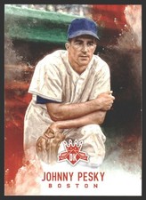 Johnny Pesky #47 2017 Panini Diamond Kings Boston Red Sox