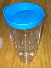 TERVIS Wine Glass Cup Tumbler Insulated Goblet 16 Oz. Clear