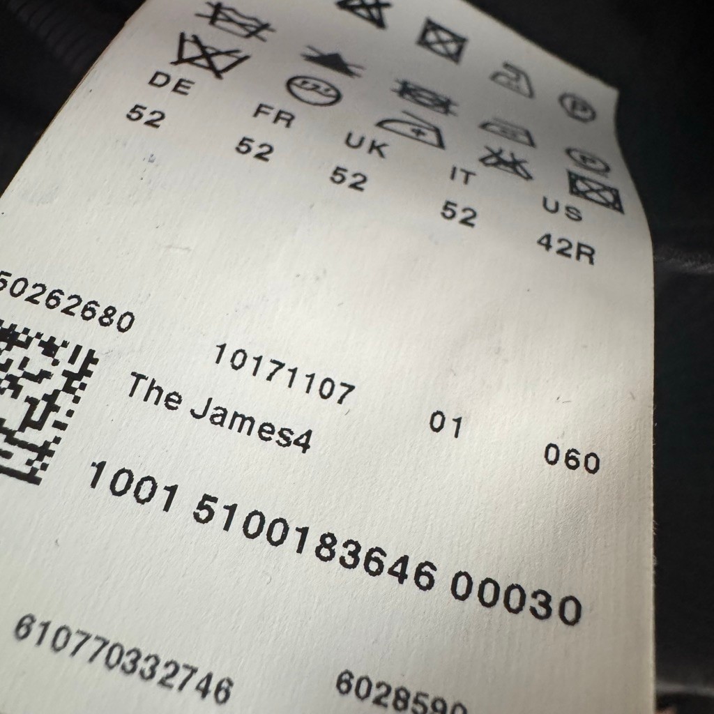 Men's BOSS Hugo Boss Gray Houndstooth Sport Coat Blazer 42R thumbnail 4