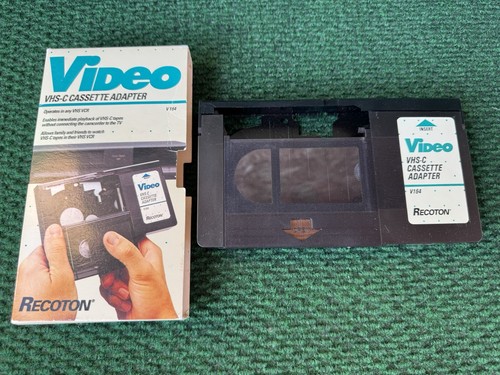 Recoton VHS-C To Standard VHS Cassette Tape Adapter
