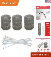 Family-Safe 12-Pack Washing Machine Lint Traps Capture Lint Prevent Clogs
