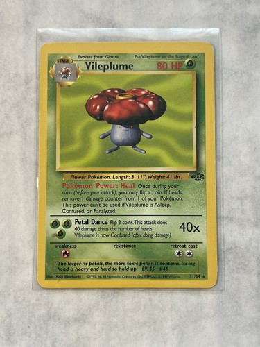Vileplume 31/64 Jungle-Unlimited Edition Regular 1999