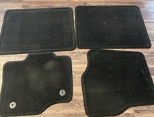 Ford 2015-2020 Ford F150 Crew Cab Front Rear Carpet Floor Mats Black Oem