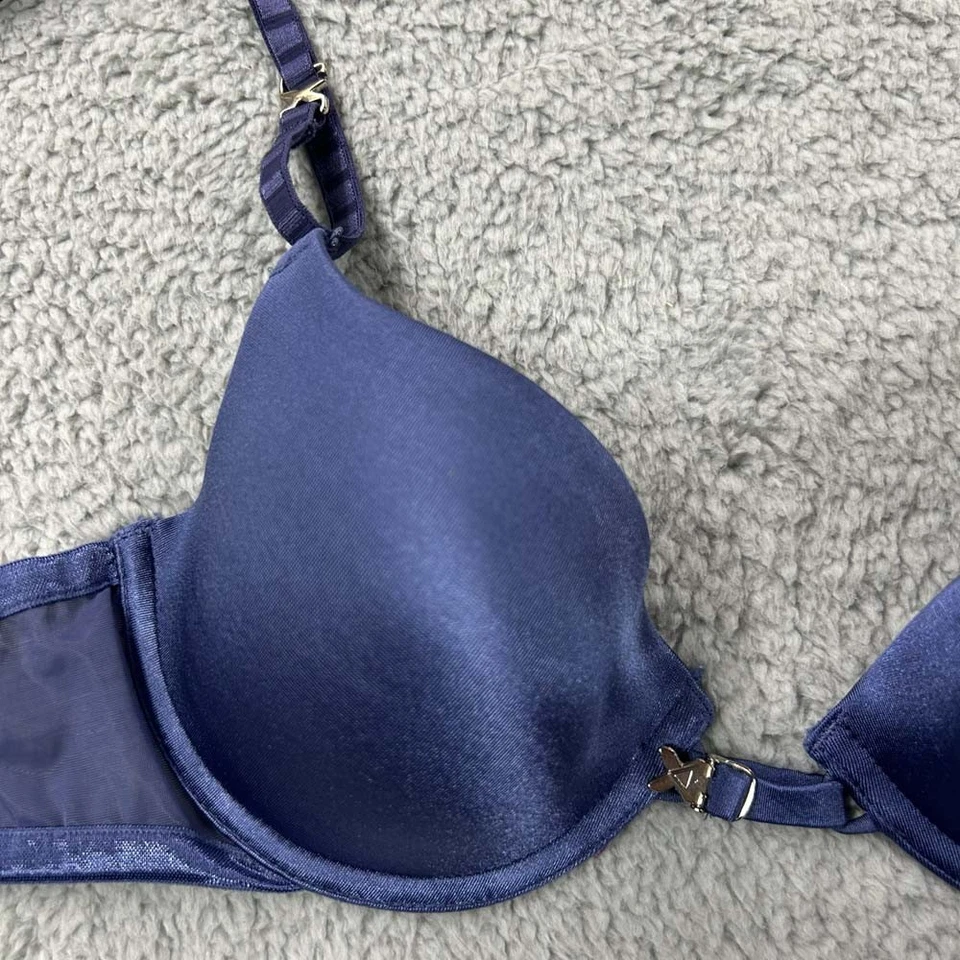 Sujetador Lilly Of France 34B Plunge 2111707 ajuste central púrpura Foto 2 de 4